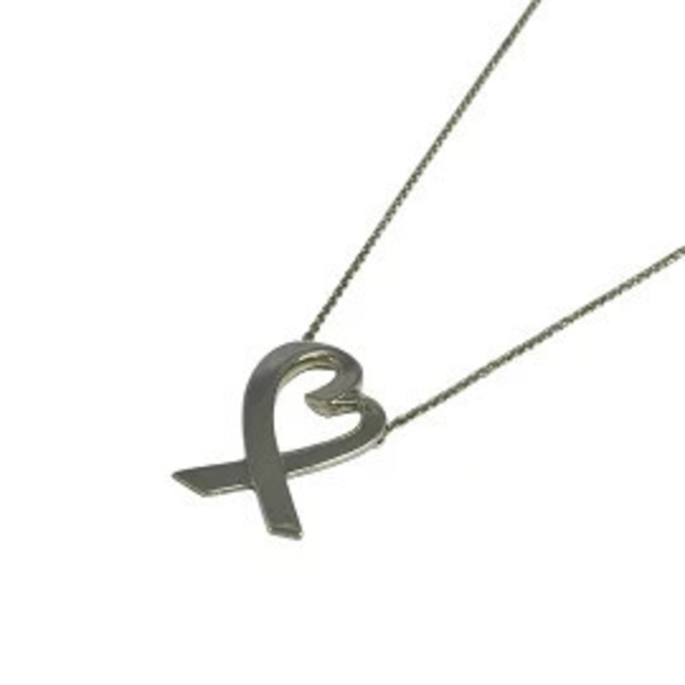 Tiffany Co Paloma Picasso Loving Heart Necklace Sterling Silver